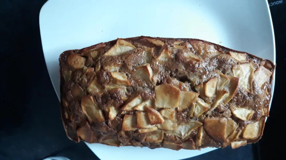 Cake pomme cannelle et noix de pécan, sans gluten